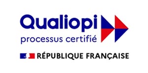 Logo officiel de la certification qualiopi
