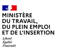 Logo du Ministère du travail, du plein emploi et de l'insertion