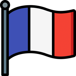 Le drapeau français illustre nos formations en Français Langue Etrangère